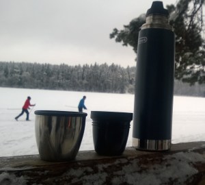 Fiilis ratkaisee hiihtolenkilläkin Kuva Availan kotialbumi